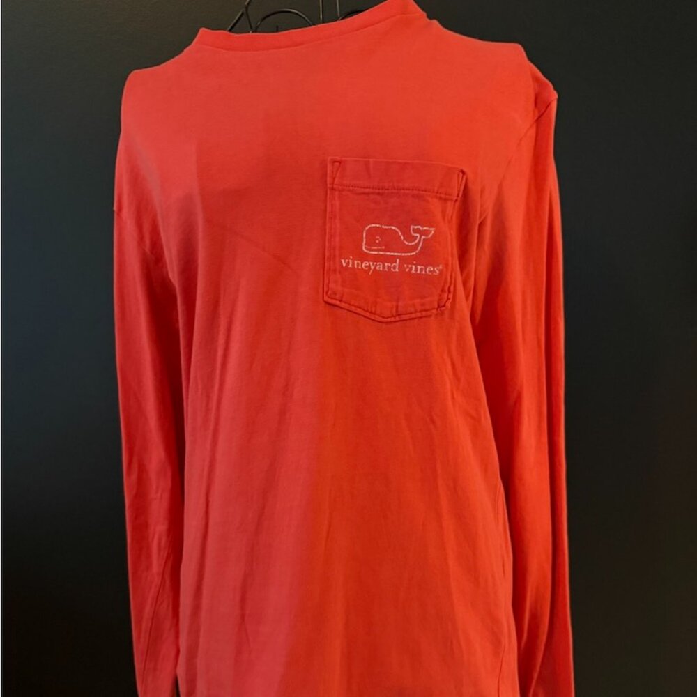 Vineyard Vines Red Long Sleeved Shirt